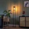QAZQA Schlafzimmerlampen|Küchenlampen*Moderne Stehlampe schwarz - Balenco Wazo