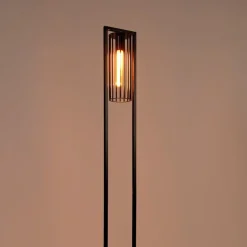 QAZQA Schlafzimmerlampen|Küchenlampen*Moderne Stehlampe schwarz - Balenco Wazo