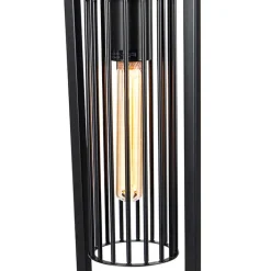 QAZQA Schlafzimmerlampen|Küchenlampen*Moderne Stehlampe schwarz - Balenco Wazo