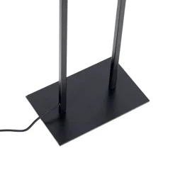 QAZQA Schlafzimmerlampen|Küchenlampen*Moderne Stehlampe schwarz - Balenco Wazo