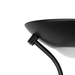 QAZQA Led-Stehlampen|Stehlampen*Moderne Stehlampe schwarz mit Leselampe inkl. LED dunkel bis warm - Diva