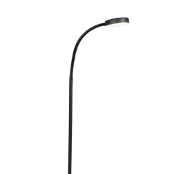 QAZQA Esszimmerlampen|Wohnzimmerlampen*Moderne Stehlampe schwarz inkl. LED - Trax