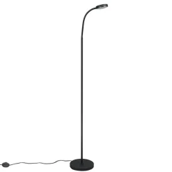 QAZQA Esszimmerlampen|Wohnzimmerlampen*Moderne Stehlampe schwarz inkl. LED - Trax