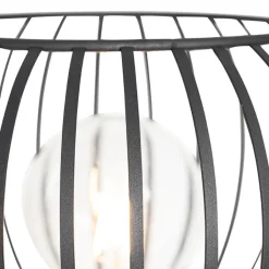 QAZQA Stehlampen|Wohnzimmerlampen*Moderne Stehlampe schwarz - Sapphira