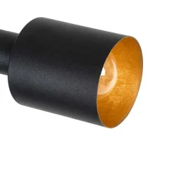 QAZQA Stehlampen|Wohnzimmerlampen*Moderne Stehlampe schwarz 2-flammig - Stijn