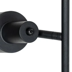 QAZQA Stehlampen|Wohnzimmerlampen*Moderne Stehlampe schwarz 2-flammig - Stijn