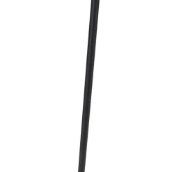 QAZQA Schlafzimmerlampen|Küchenlampen*Moderne Stehlampe schwarz inkl. LED und Dimmer - Bumu