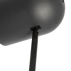 QAZQA Stehlampen|Wohnzimmerlampen*Moderne Stehlampe schwarz mit Gold verstellbar – Morik