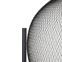 QAZQA Schlafzimmerlampen|Küchenlampen*Moderne Stehlampe schwarz - Mesh Ball