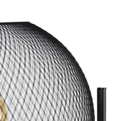 QAZQA Schlafzimmerlampen|Küchenlampen*Moderne Stehlampe schwarz - Mesh Ball