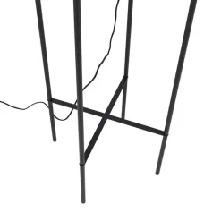 QAZQA Schlafzimmerlampen|Küchenlampen*Moderne Stehlampe schwarz - Mesh Ball