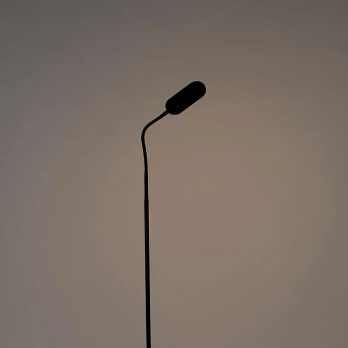 QAZQA Led-Stehlampen|Stehlampen*Moderne Stehlampe schwarz inkl. LED 4-stufig dimmbar - Botot