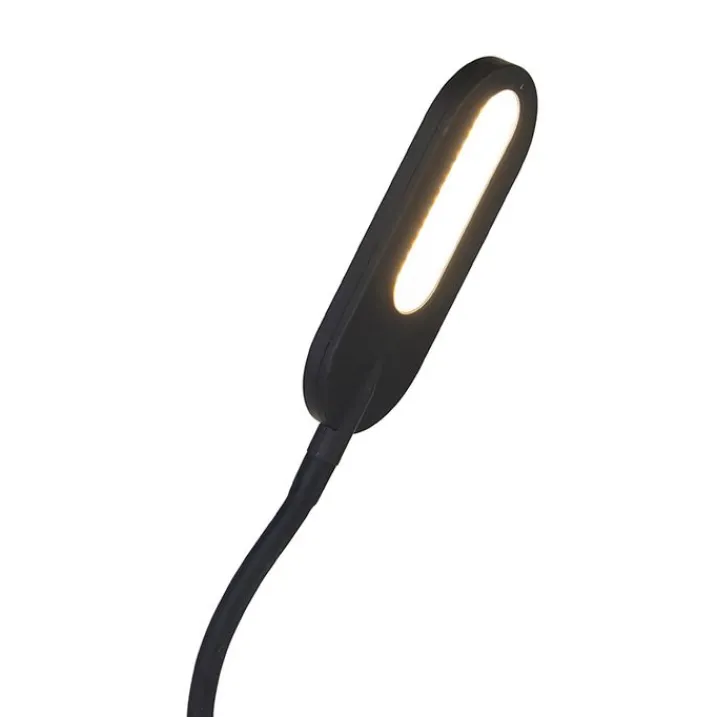 QAZQA Led-Stehlampen|Stehlampen*Moderne Stehlampe schwarz inkl. LED 4-stufig dimmbar - Botot