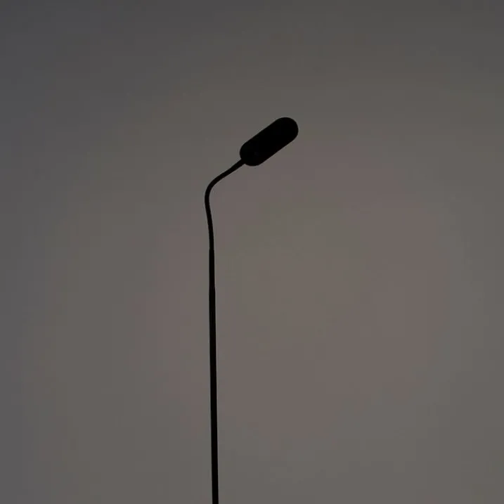 QAZQA Led-Stehlampen|Stehlampen*Moderne Stehlampe schwarz inkl. LED 4-stufig dimmbar - Botot