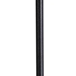 QAZQA Stehlampen|Wohnzimmerlampen*Moderne Stehlampe schwarz mit goldenem Duo-Schirm - Parte