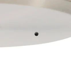 QAZQA Schlafzimmerlampen|Küchenlampen*Moderne Stehlampe Stahl inkl. LED mit Fernbedienung und Lesearm - Strela