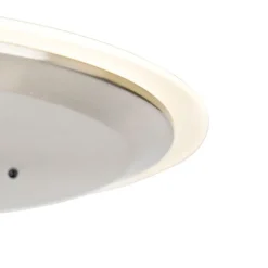 QAZQA Schlafzimmerlampen|Küchenlampen*Moderne Stehlampe Stahl inkl. LED mit Fernbedienung und Lesearm - Strela