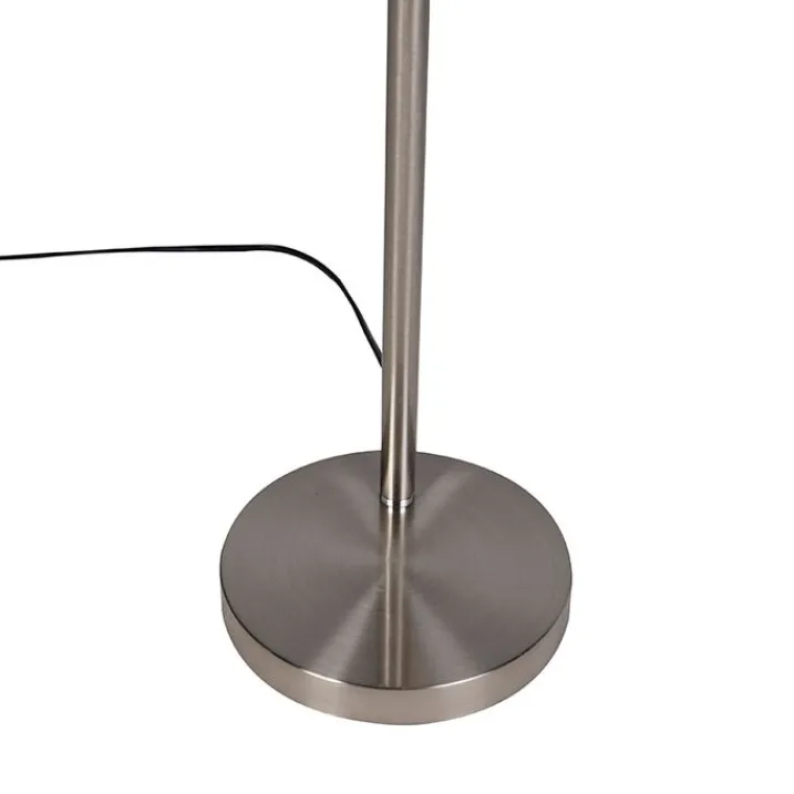 QAZQA Esszimmerlampen|Wohnzimmerlampen*Moderne Stehleuchte aus Stahl inkl. LED - Berdien