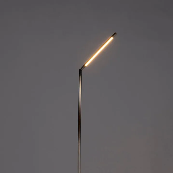 QAZQA Esszimmerlampen|Wohnzimmerlampen*Moderne Stehleuchte aus Stahl inkl. LED - Berdien