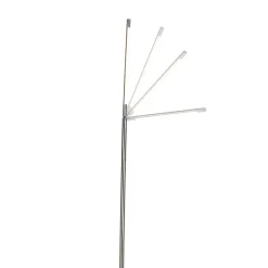 QAZQA Esszimmerlampen|Wohnzimmerlampen*Moderne Stehleuchte aus Stahl inkl. LED - Berdien