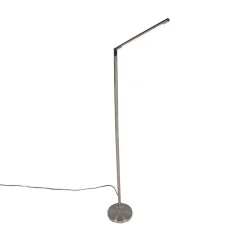 QAZQA Esszimmerlampen|Wohnzimmerlampen*Moderne Stehleuchte aus Stahl inkl. LED - Berdien