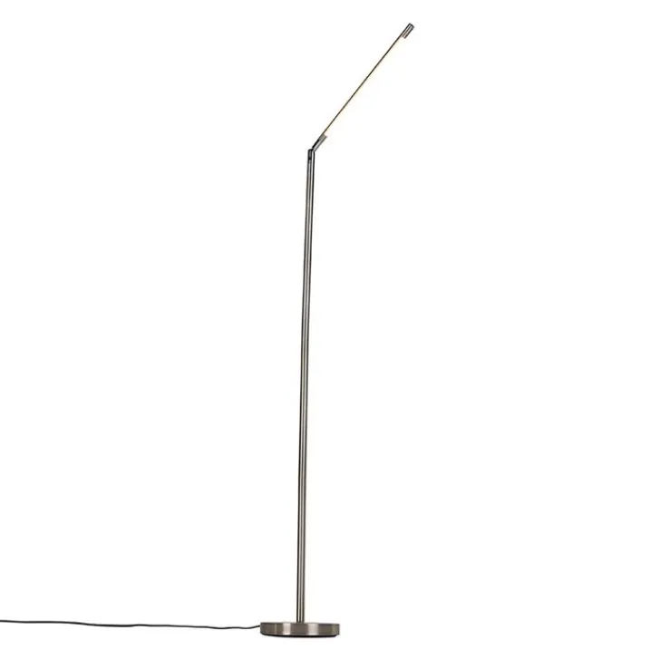 QAZQA Esszimmerlampen|Wohnzimmerlampen*Moderne Stehleuchte aus Stahl inkl. LED - Berdien