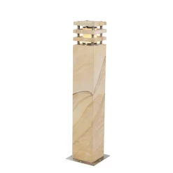QAZQA Gartenbeleuchtung|Stehlampen Außen*Moderne Stehleuchte beige 70 cm - Grumpy