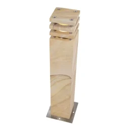 QAZQA Stehlampen Außen|Gartenbeleuchtung*Moderne Stehleuchte beige 70 cm - Grumpy