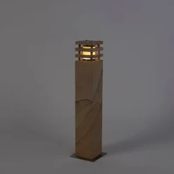QAZQA Stehlampen Außen|Gartenbeleuchtung*Moderne Stehleuchte beige 70 cm - Grumpy