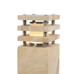 QAZQA Stehlampen Außen|Gartenbeleuchtung*Moderne Stehleuchte beige 70 cm - Grumpy