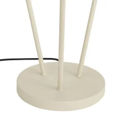 QAZQA Stehlampen|Wohnzimmerlampen*Moderne Stehleuchte Beige 3-Lichter GU10 35mm - Thomas