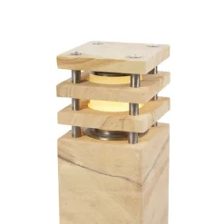 QAZQA Gartenbeleuchtung|Stehlampen Außen*Moderne Stehleuchte beige 40 cm - Grumpy