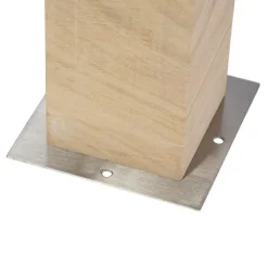 QAZQA Gartenbeleuchtung|Stehlampen Außen*Moderne Stehleuchte beige 40 cm - Grumpy