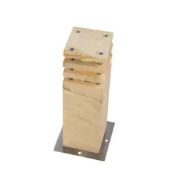 QAZQA Gartenbeleuchtung|Stehlampen Außen*Moderne Stehleuchte beige 40 cm - Grumpy