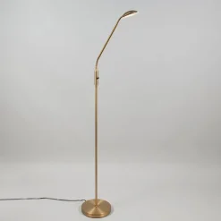 QAZQA Schlafzimmerlampen|Wohnzimmerlampen*Moderne Stehleuchte Bronze inkl. LED - Eva