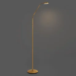 QAZQA Led-Stehlampen|Akku Lampen*Moderne Stehleuchte Bronze inkl. LED 3-Stufen-Dimmbar Wiederaufladbar - Waldorf