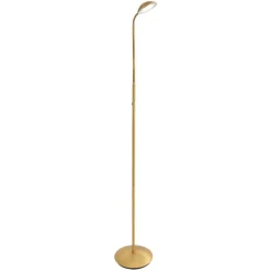 QAZQA Led-Stehlampen|Akku Lampen*Moderne Stehleuchte Bronze inkl. LED 3-Stufen-Dimmbar Wiederaufladbar - Waldorf