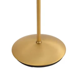 QAZQA Led-Stehlampen|Akku Lampen*Moderne Stehleuchte Bronze inkl. LED 3-Stufen-Dimmbar Wiederaufladbar - Waldorf