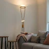 QAZQA Lampen Für Dein Homeoffice|Led-Stehlampen*Moderne Stehleuchte Bronze inkl. LED und Dimmer - Lexus