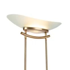 QAZQA Lampen Für Dein Homeoffice|Led-Stehlampen*Moderne Stehleuchte Bronze inkl. LED und Dimmer - Lexus