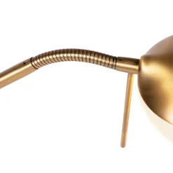 QAZQA Lampen Für Dein Homeoffice|Led-Stehlampen*Moderne Stehleuchte Bronze inkl. LED und Dimmer - Lexus