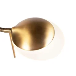 QAZQA Lampen Für Dein Homeoffice|Led-Stehlampen*Moderne Stehleuchte Bronze inkl. LED und Dimmer - Lexus