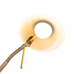 QAZQA Lampen Für Dein Homeoffice|Led-Stehlampen*Moderne Stehleuchte Bronze inkl. LED und Dimmer - Lexus