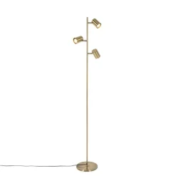 QAZQA Stehlampen|Wohnzimmerlampen*Moderne Stehleuchte Bronze 3-flammig - Jeana