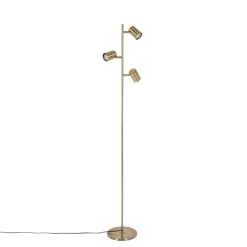 QAZQA Stehlampen|Wohnzimmerlampen*Moderne Stehleuchte Bronze 3-flammig - Jeana