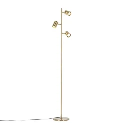 QAZQA Stehlampen|Wohnzimmerlampen*Moderne Stehleuchte Bronze 3-flammig - Jeana