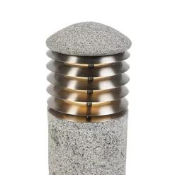 QAZQA Stehlampen Außen|Gartenbeleuchtung*Moderne Stehleuchte Granit 40 cm - Happy