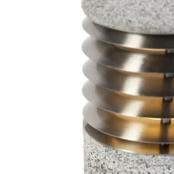 QAZQA Stehlampen Außen|Gartenbeleuchtung*Moderne Stehleuchte Granit 40 cm - Happy