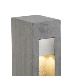 QAZQA Gartenbeleuchtung|Led-Außenleuchten*Moderne Stehleuchte grau 70 cm - Sneezy