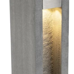 QAZQA Gartenbeleuchtung|Led-Außenleuchten*Moderne Stehleuchte grau 70 cm - Sneezy